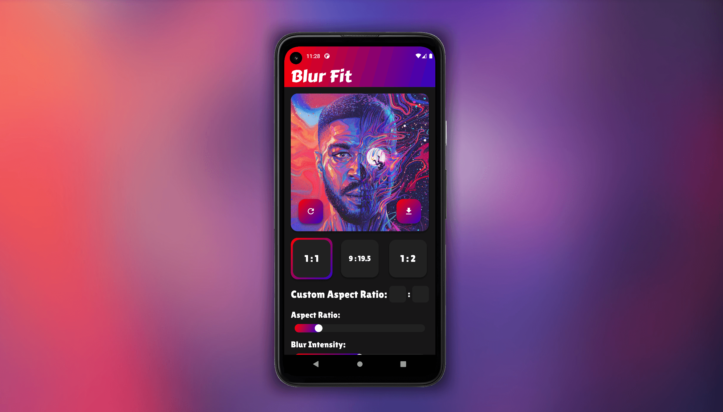 Blur Fit - Mobile App 📱